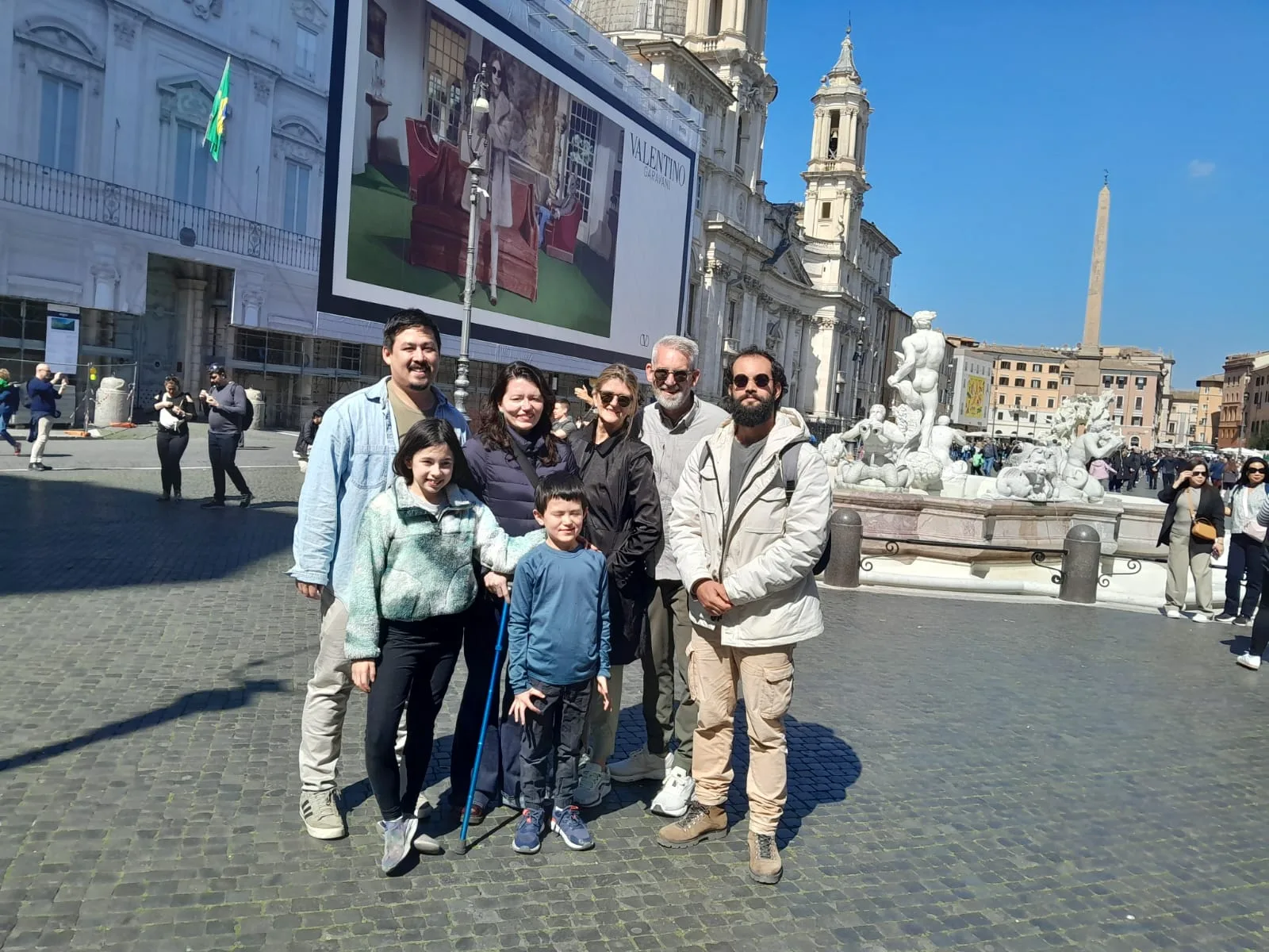 Fountains, illusions and the house of the Gods — grupo no passeio