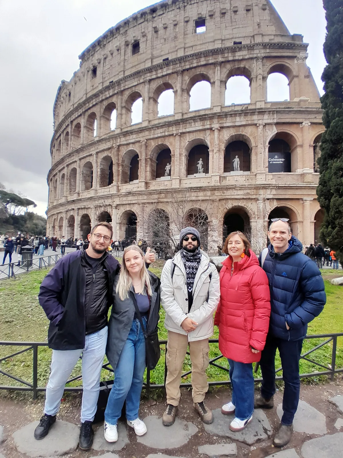 Ancient Rome — grupo no passeio